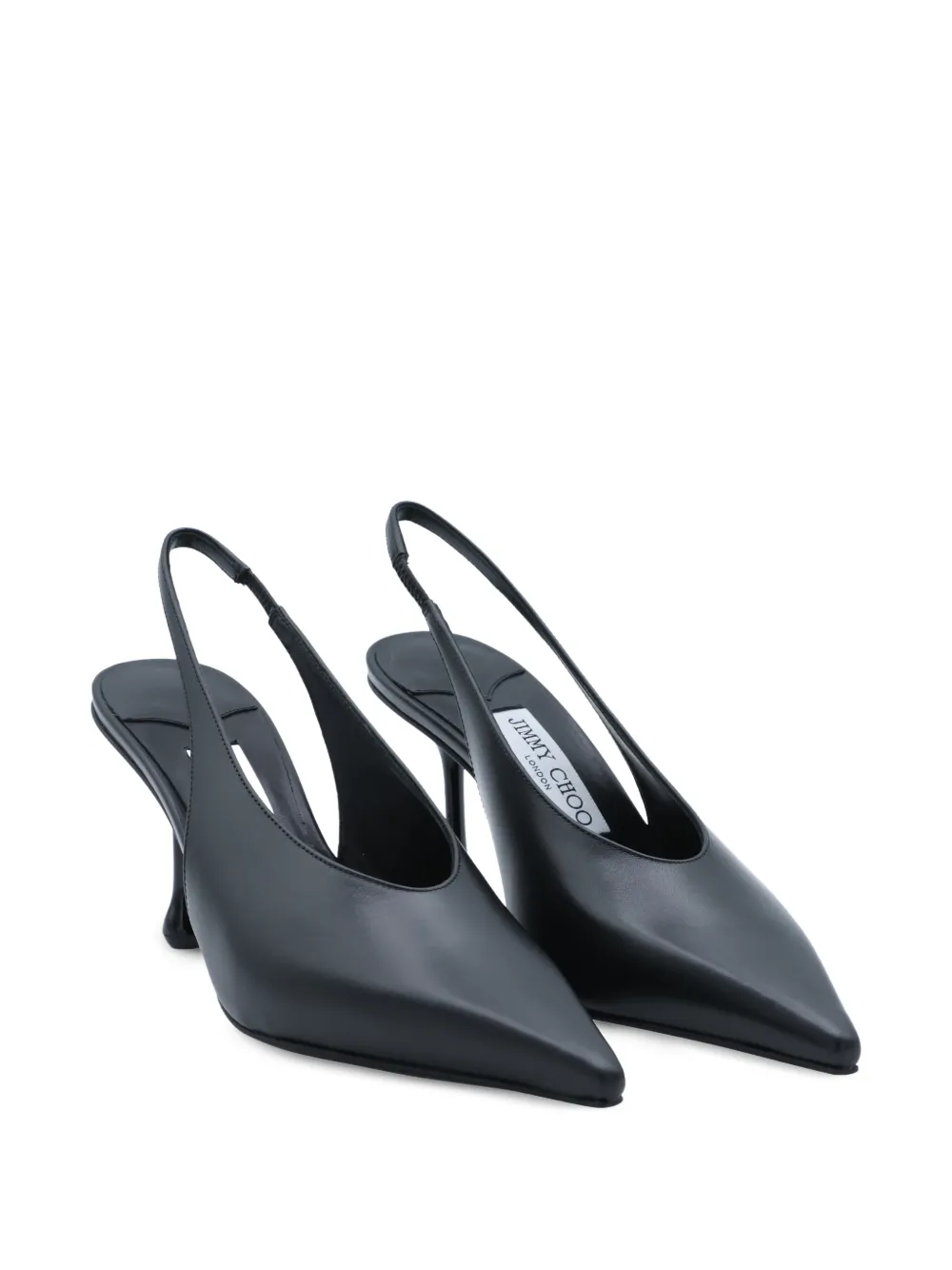 Jimmy Choo Isa pointed-toe slingback pumps Zwart