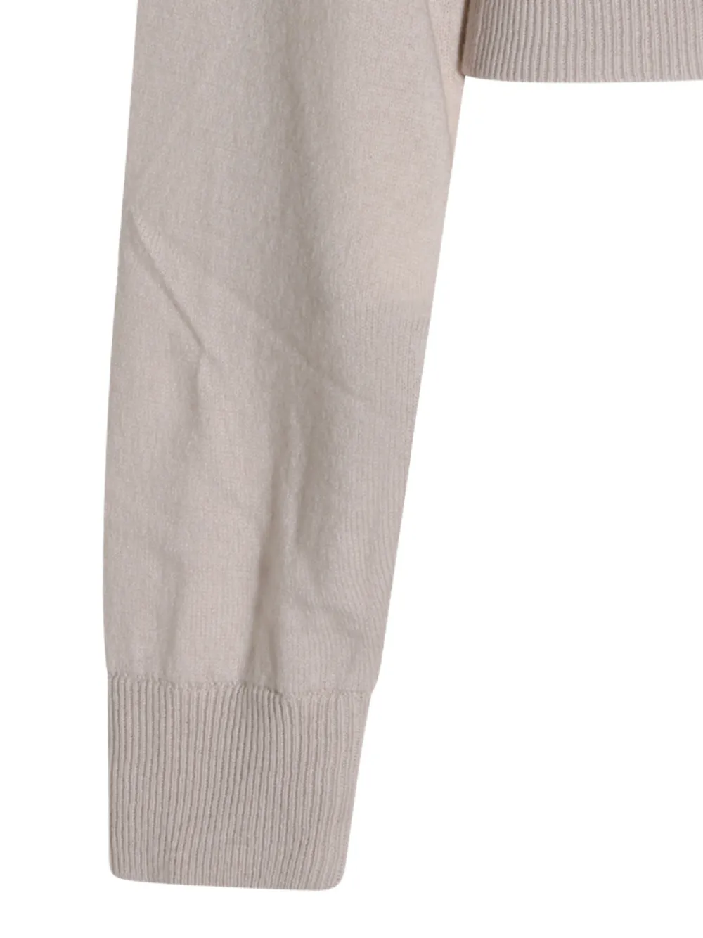 Allude Hoodie met rits Beige