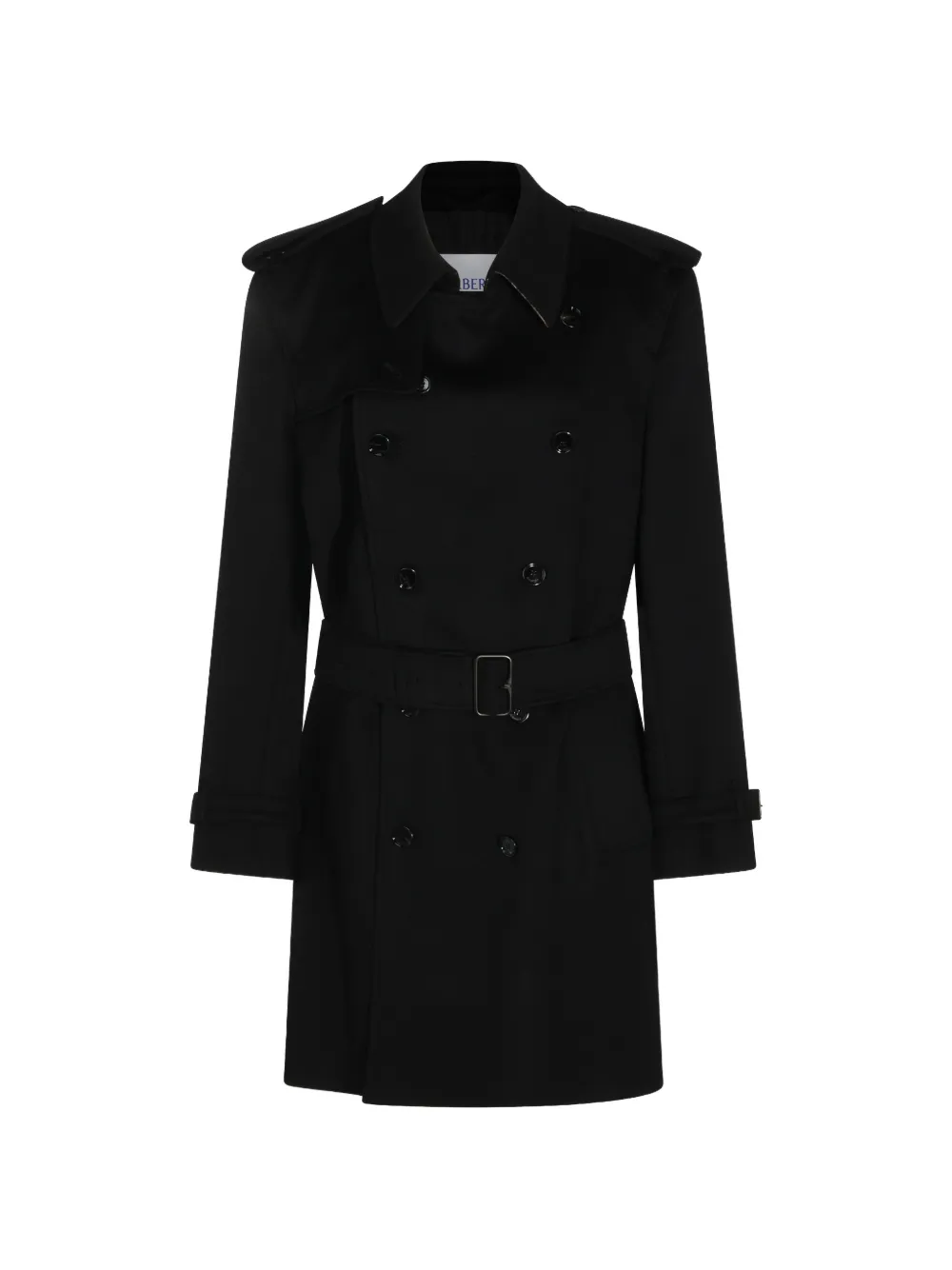 Burberry double-breasted belted coat - Nero