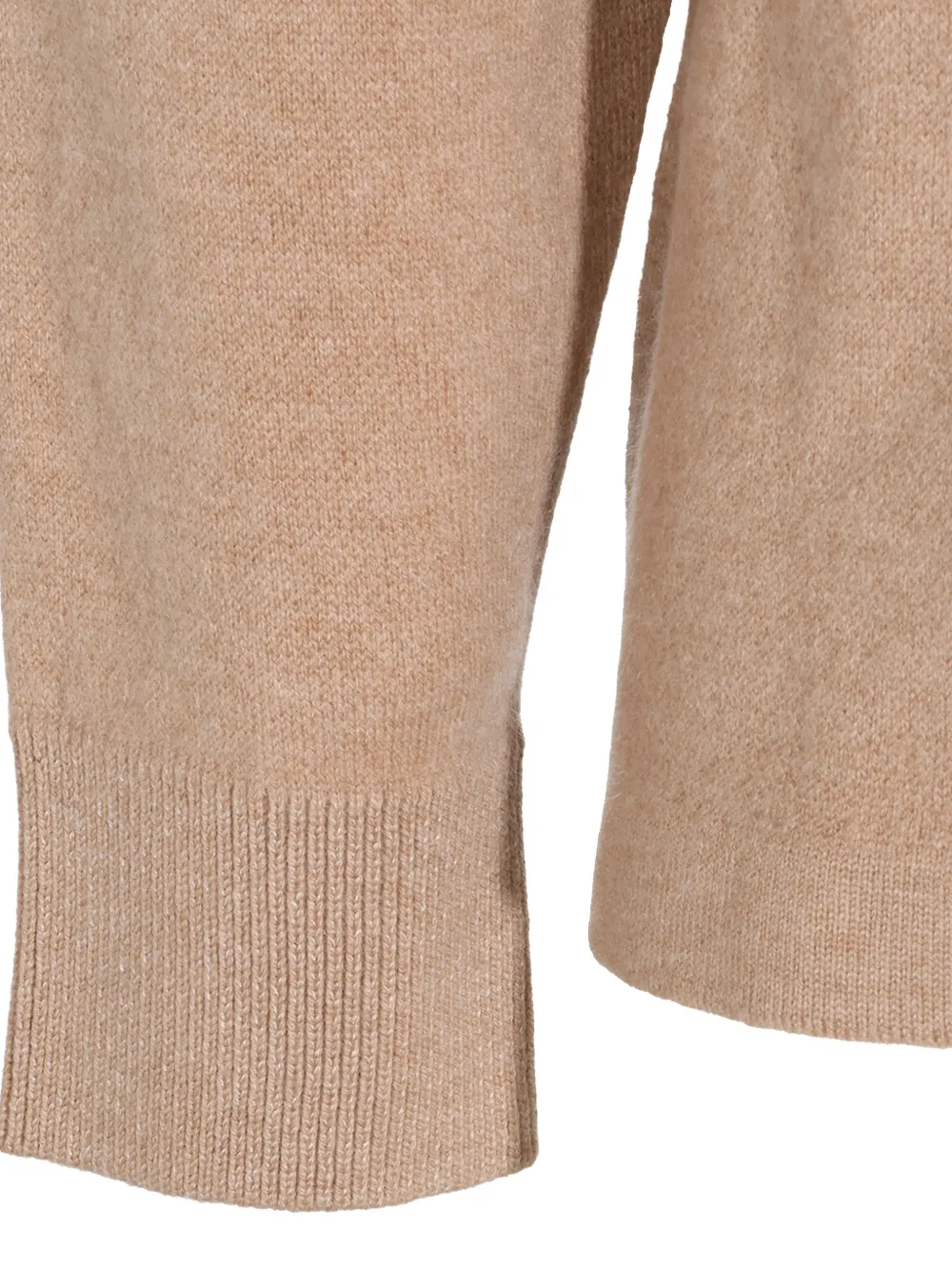 Canali Vest met gespreide kraag en borstzak Beige