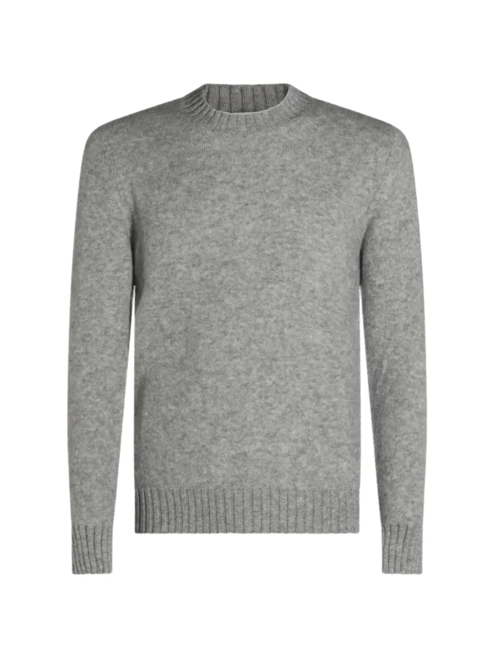 Piacenza Cashmere mélange-effect long-sleeve sweater - Grau