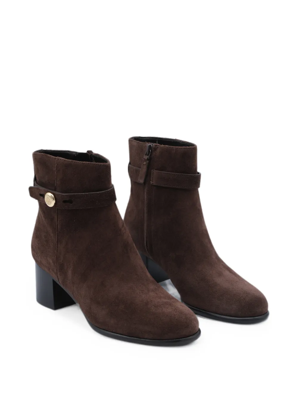 Tory Burch Romy enkellaarzen Bruin