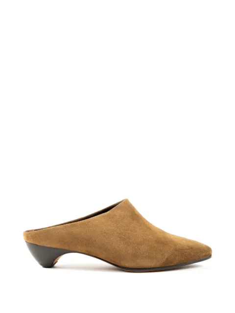 Le Monde Beryl Allegra suede almond-toe mules