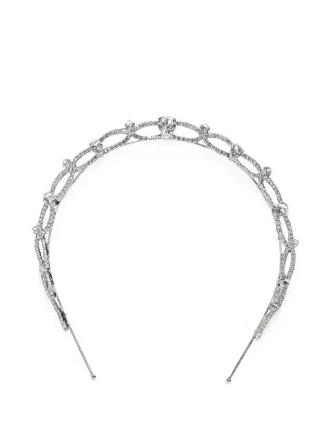 Jennifer Behr Charlene crystal-embellished tiara