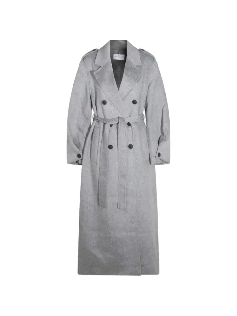 THE DYNAMIS STUDIO double-breasted belted coat