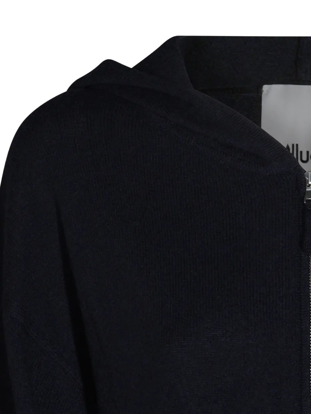 Allude Hoodie met rits Blauw