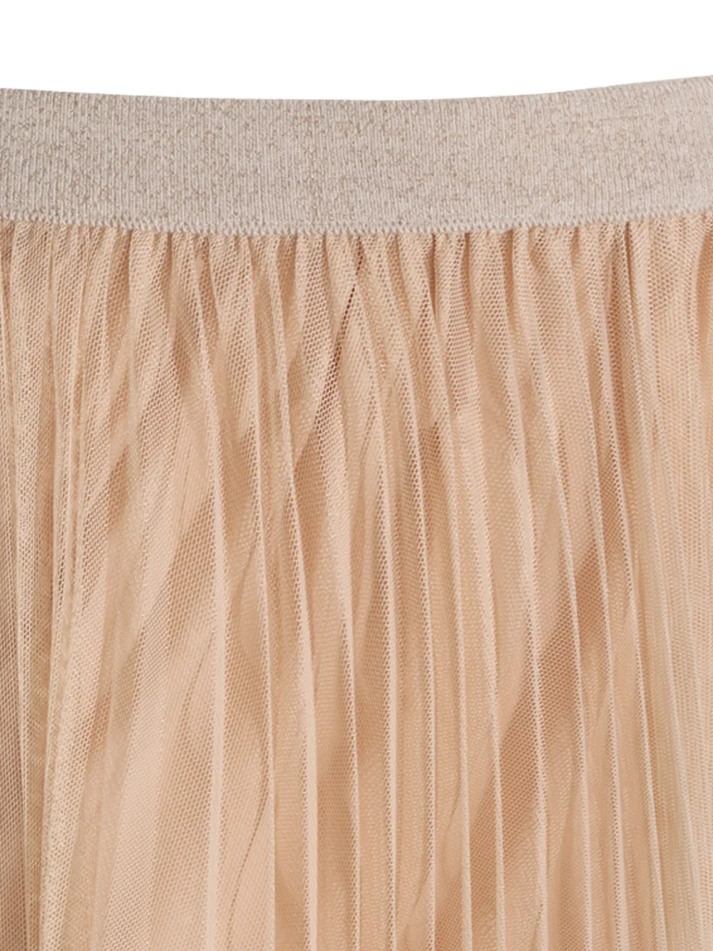 Fabiana Filippi Tulen plooirok Beige
