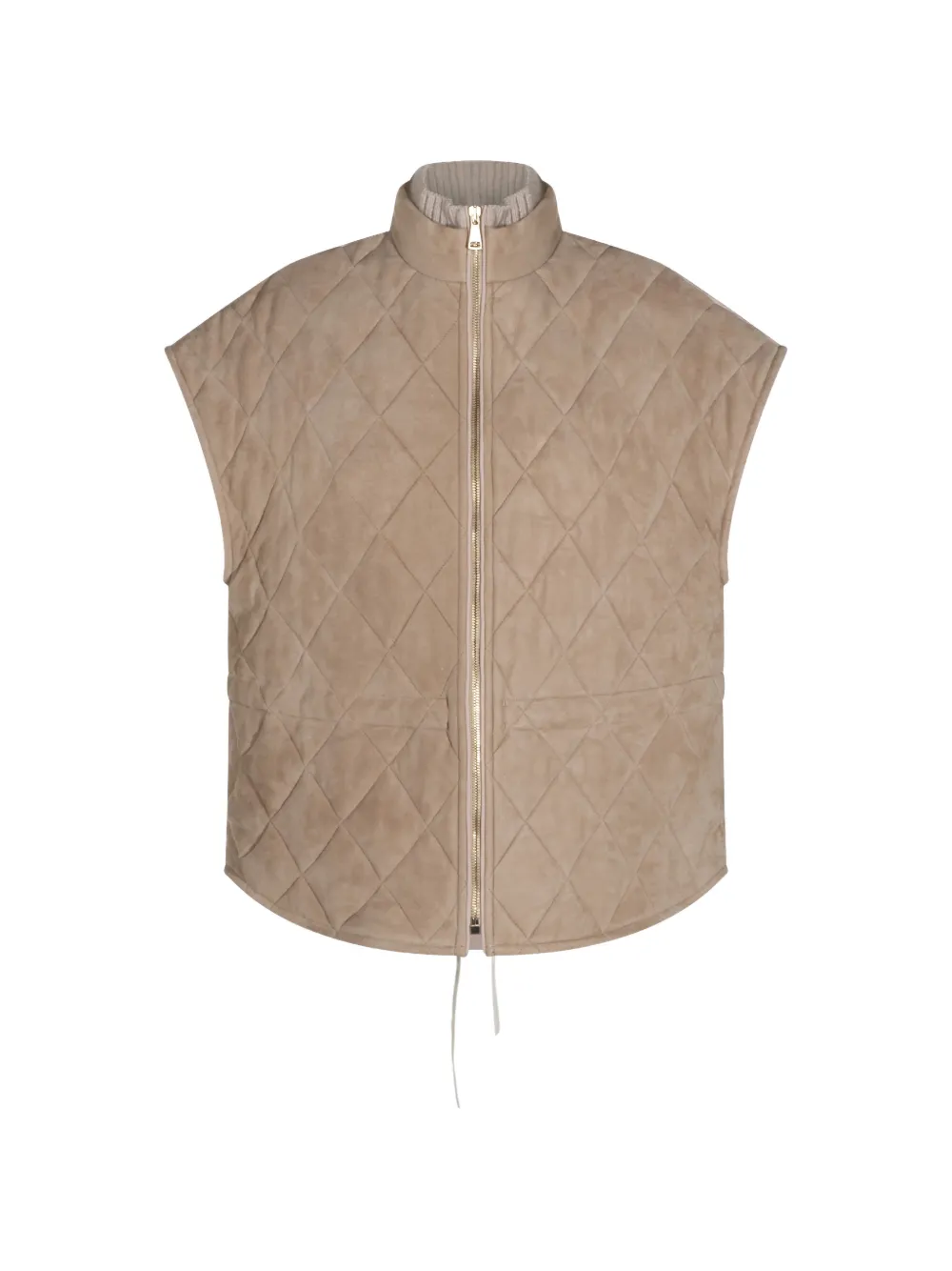 Fabiana Filippi quilted gilet - Toni neutri