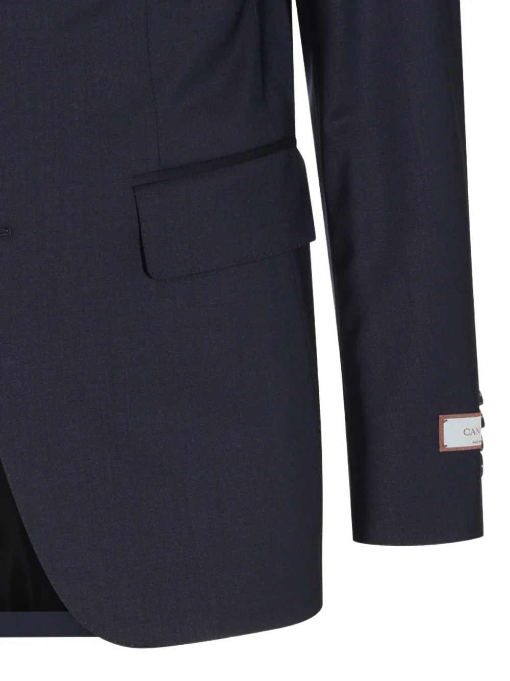 Canali Pak met enkele rij knopen Blauw