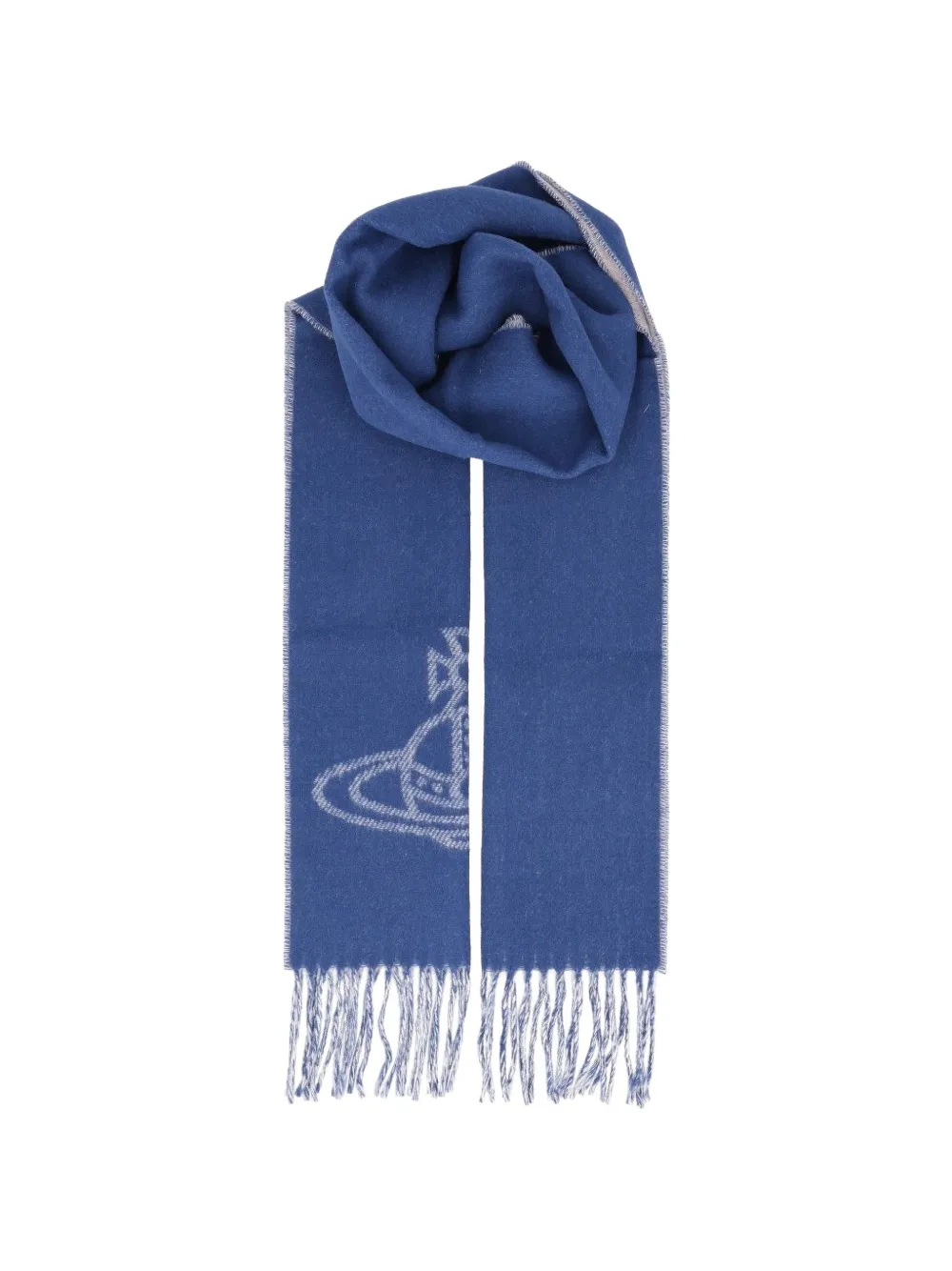 Vivienne Westwood double face scarf - Blu
