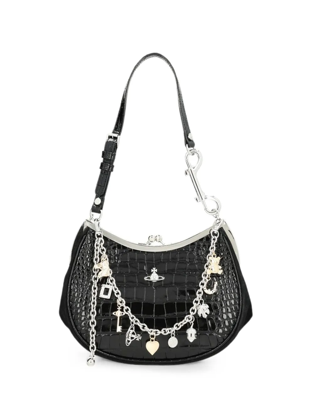 Vivienne Westwood Charm Frame purse - Nero