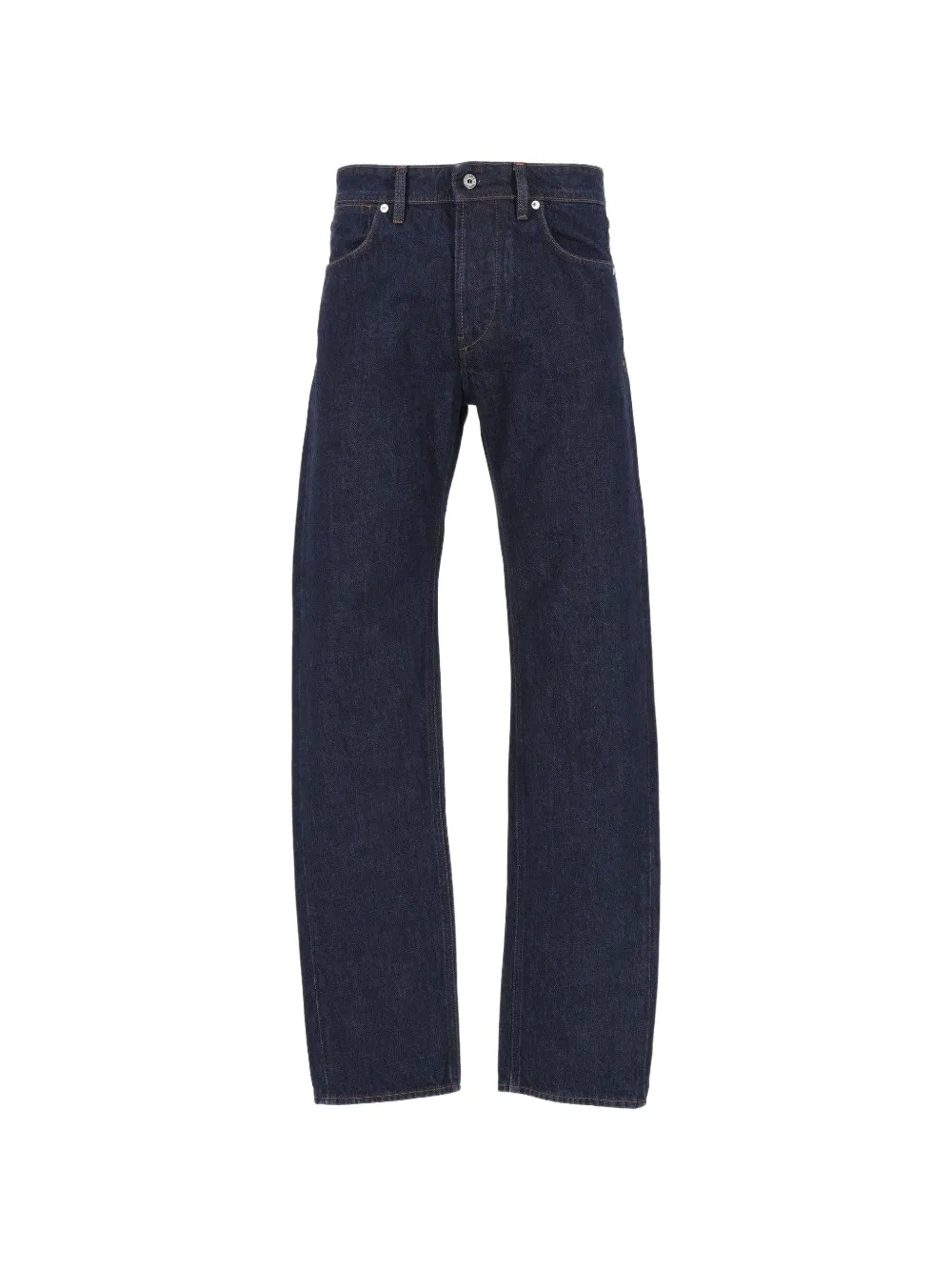 Stone Island J100005 indigo denim-rinsed regular-straight-fit five-pocket jeans - Blu