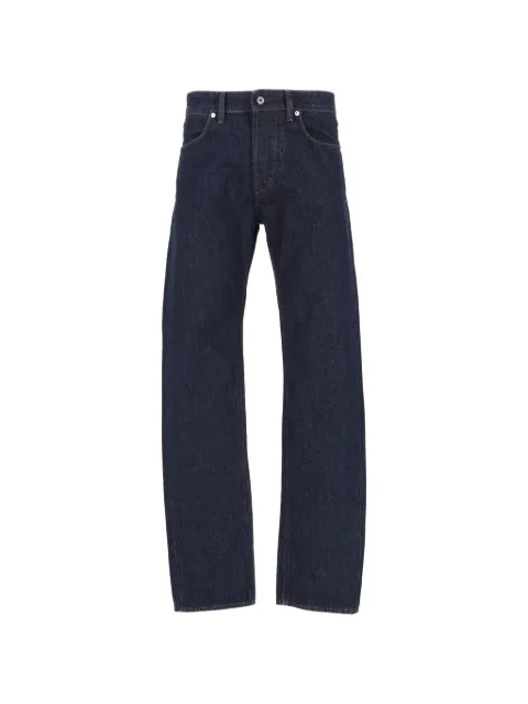 Stone Island J100005 indigo denim-rinsed regular-straight-fit five-pocket jeans