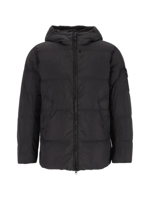 Stone Island 4100037 Crinkle Reps NY wind-resistant down jacket with anti-drop 