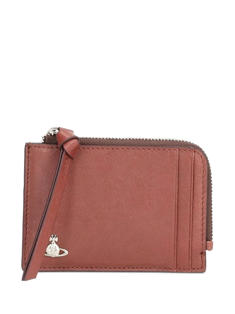 Vivienne Westwood Portacarte con zip - Marrone