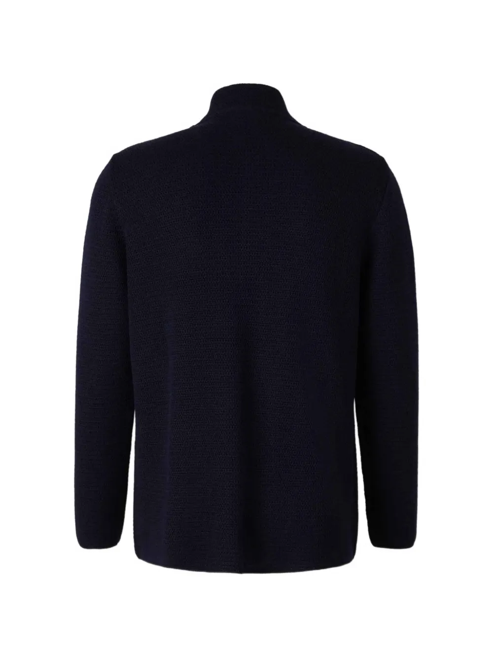 Lardini Geweven vest van scheerwol Blauw