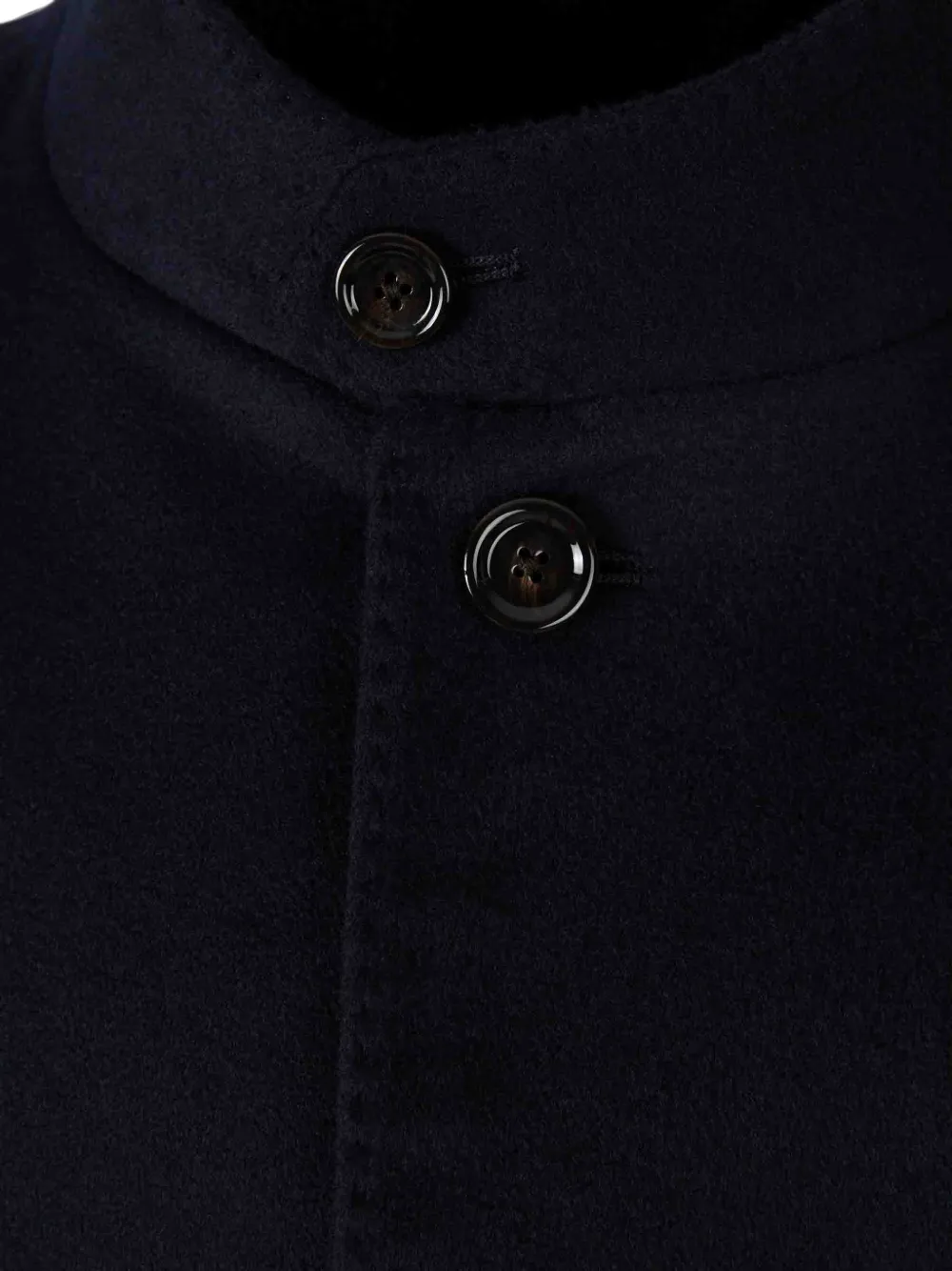 Lardini mandarin-collar cashmere jacket Blauw