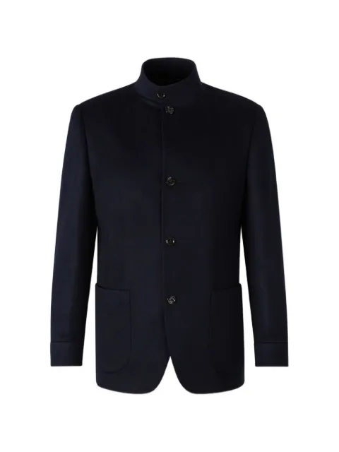 Lardini mandarin-collar cashmere jacket
