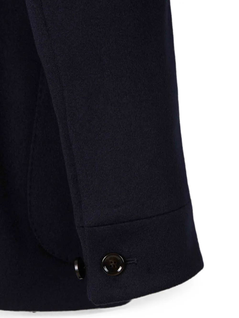 Lardini mandarin-collar cashmere jacket Blauw