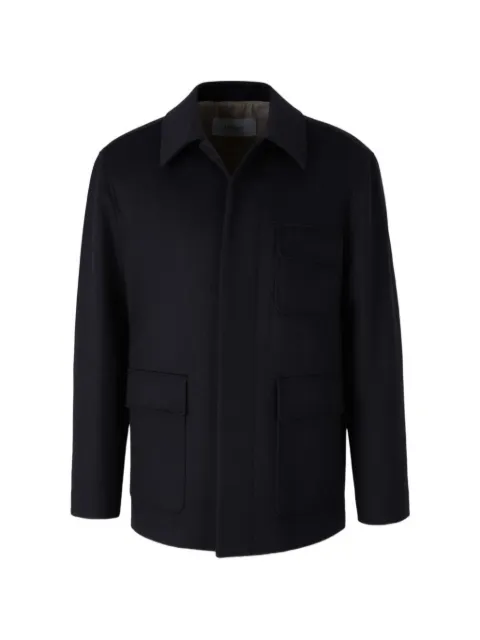 Lardini button-fastening pocket-detail jacket