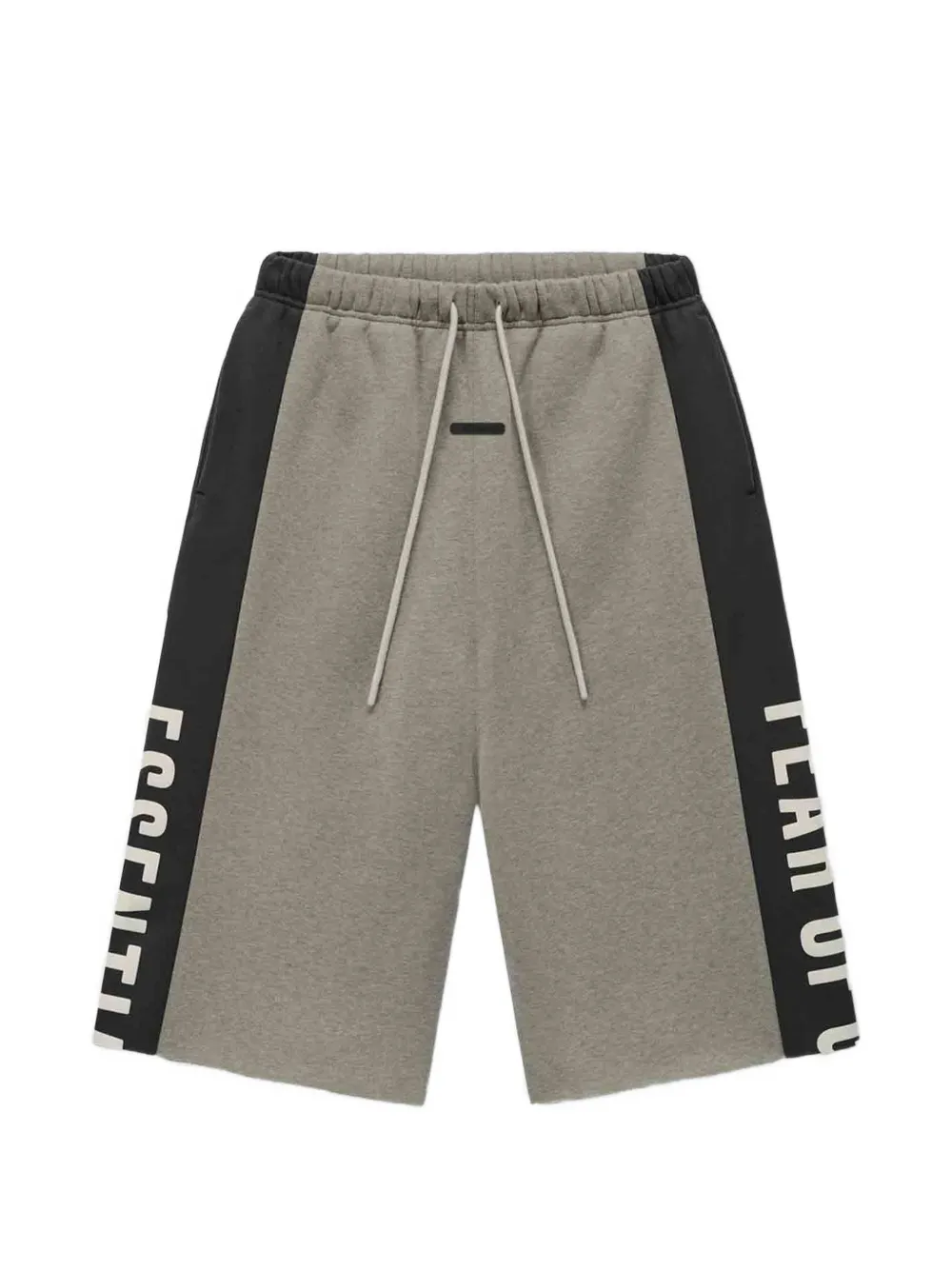 FEAR OF GOD ESSENTIALS panelled raw cut-off sweatpant - Grigio