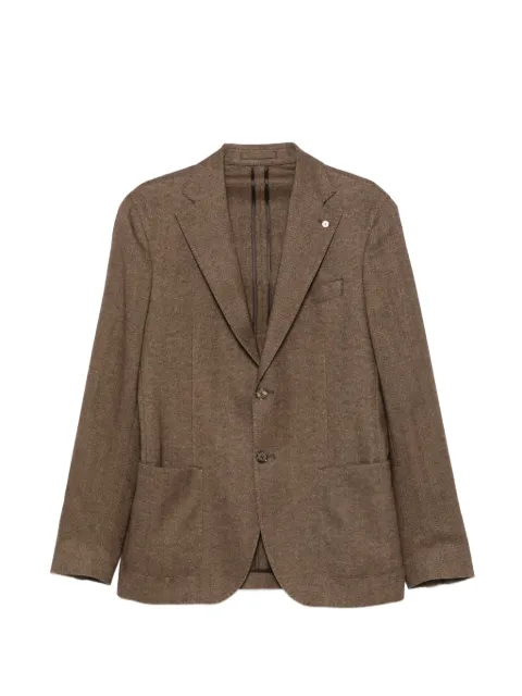 L.B.M. 1911 blazer con motivo pied de poule y botones