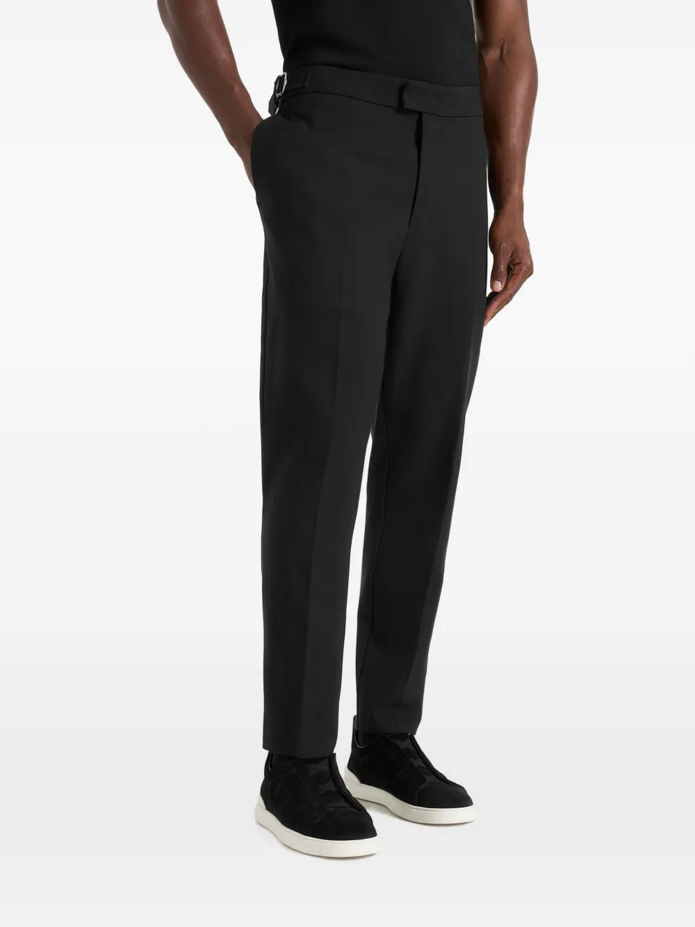Manière De Voir Hubert slim-fit tailored trousers - Schwarz