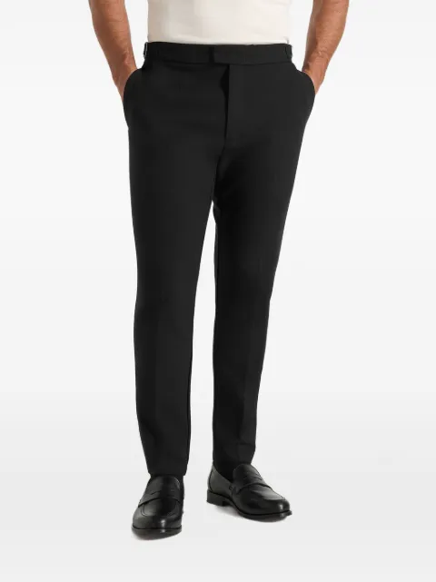 Manière De Voir Hubert in black slim-fit tailored trousers