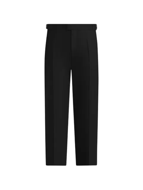 Manière De Voir Hubert in black slim-fit tailored trousers