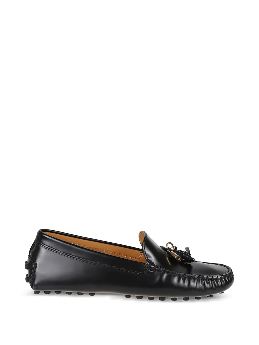 Tod's Gommino padlock-detail loafers - Nero