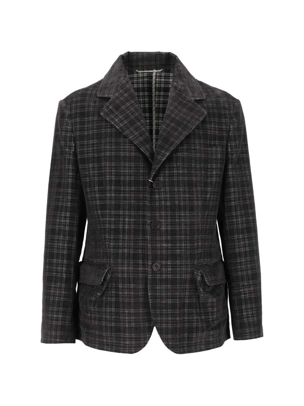 Vivienne Westwood Wreck check-pattern jacket Grijs