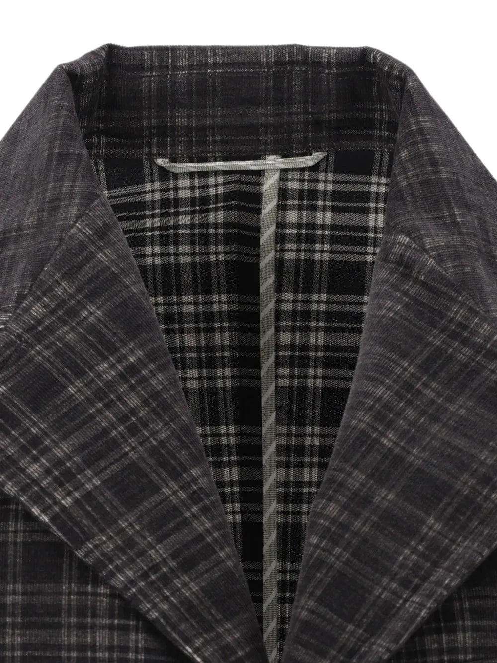Vivienne Westwood Wreck check-pattern jacket Grijs