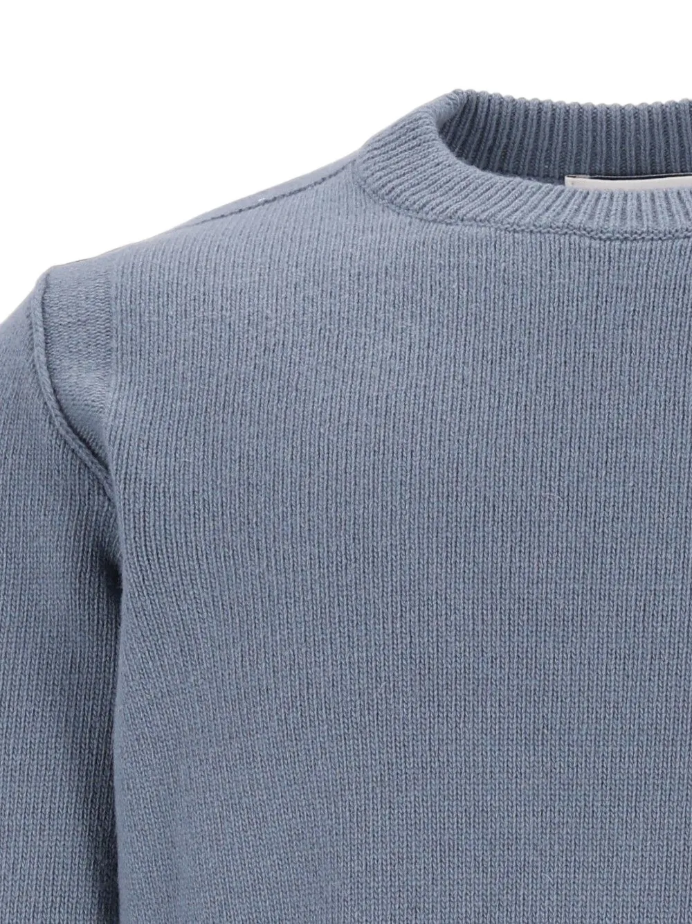 Stone Island Trui met logopatch Blauw