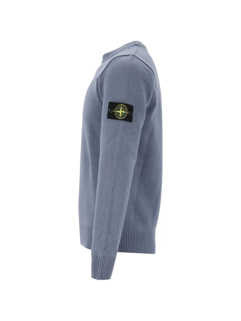 Stone Island Trui met logopatch Blauw