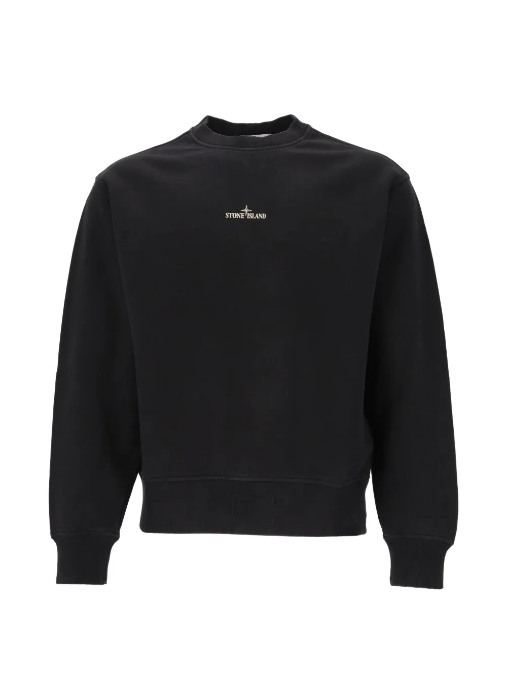 Stone Island 6100039 organic cotton fleece - Nero
