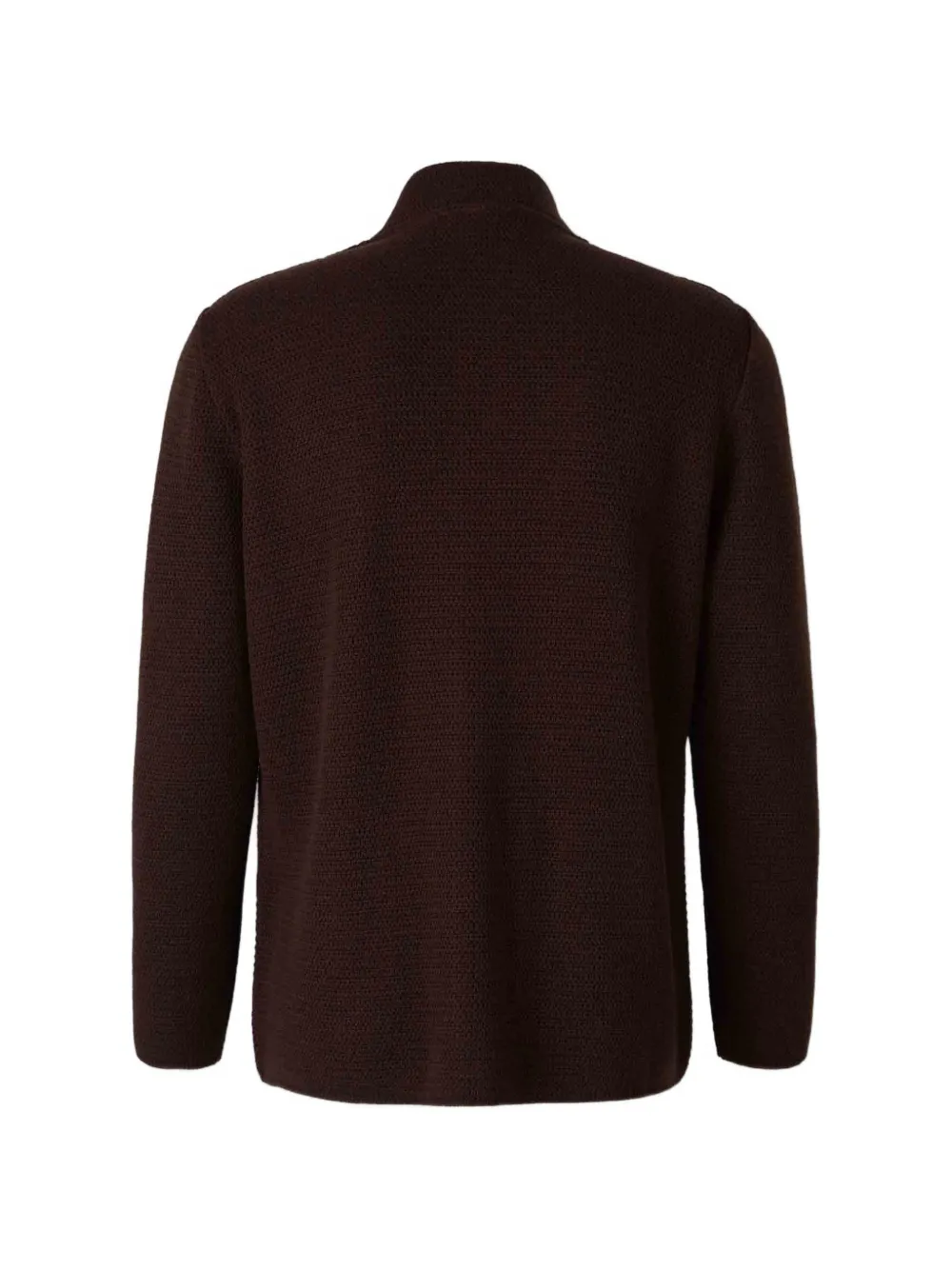 Lardini Geweven vest van scheerwol Bruin