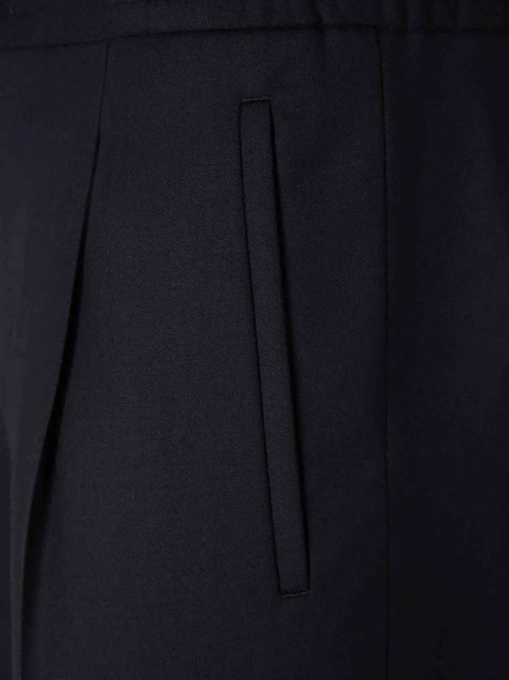 Lardini Broek met trekkoordtaille Blauw