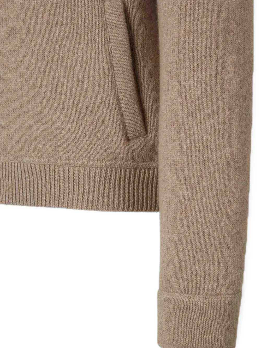 Lardini Button-up vest met klepzak Beige