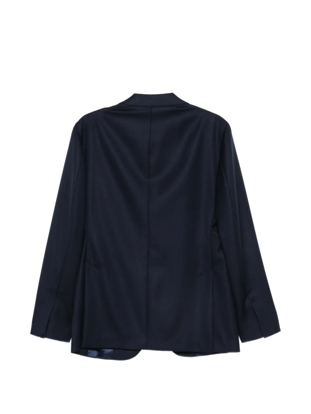 LUIGI BIANCHI MANTOVA Blazer met enkele rij knopen Blauw