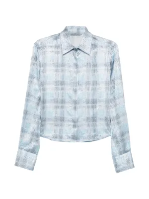 Ermanno Scervino エンブロイダリー シャツ | ブルー | FARFETCH JP