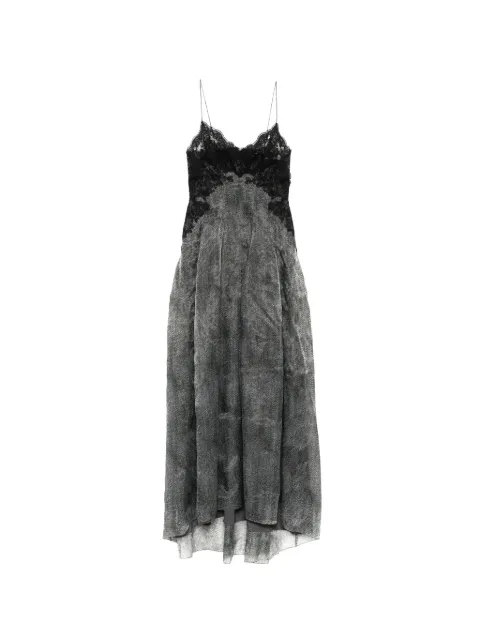 Ermanno Scervino lace-trimmed maxi dress