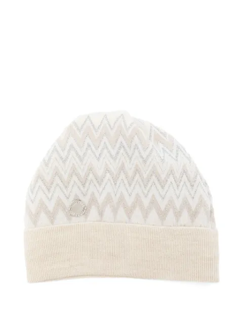 Missoni Kids zigzag-knit beanie hat