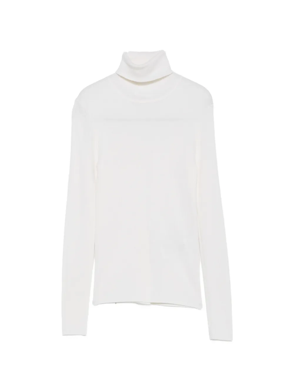P.A.R.O.S.H. ribbed-knit roll-neck sweater - Weiß
