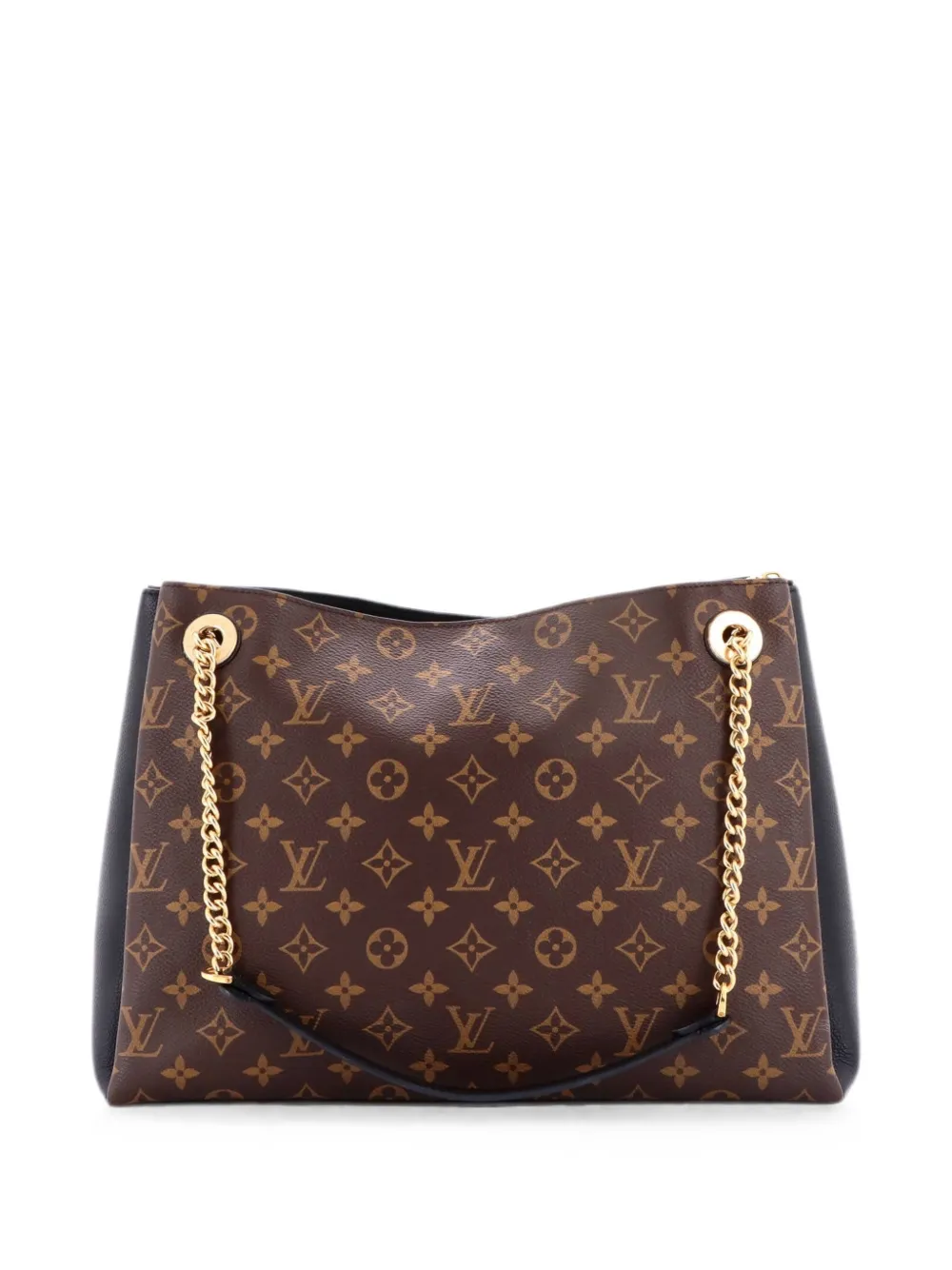 Louis Vuitton Pre-Owned Surene Handbag Monogram Canvas with Leather MM shoulder bag - Schwarz
