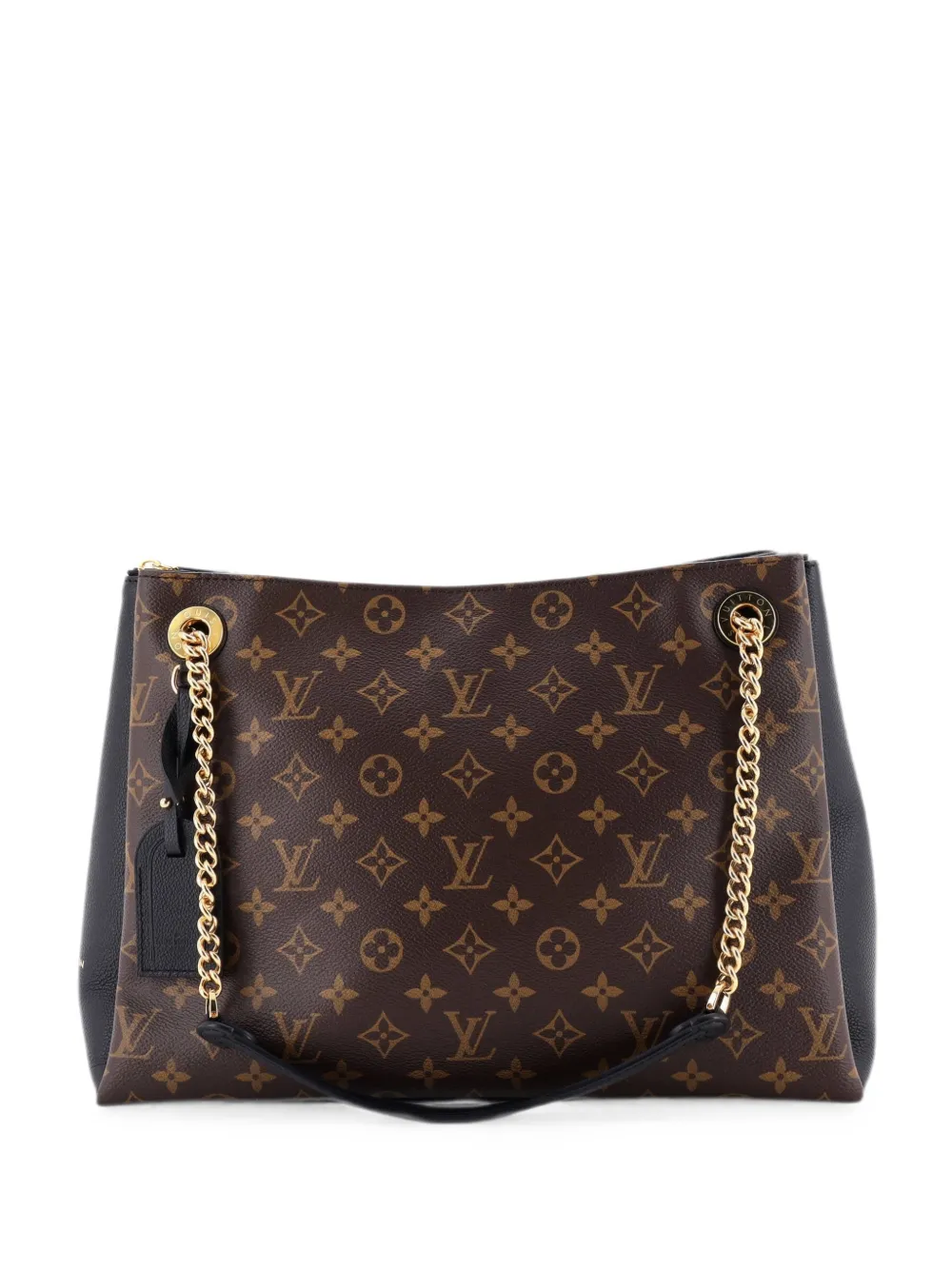 Louis Vuitton Pre-Owned Surene Handbag Monogram Canvas with Leather MM shoulder bag - Nero