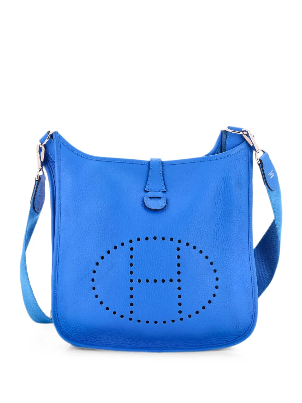 Hermès Pre-Owned Evelyne Bag Gen III Clemence PM crossbody bag - Blu