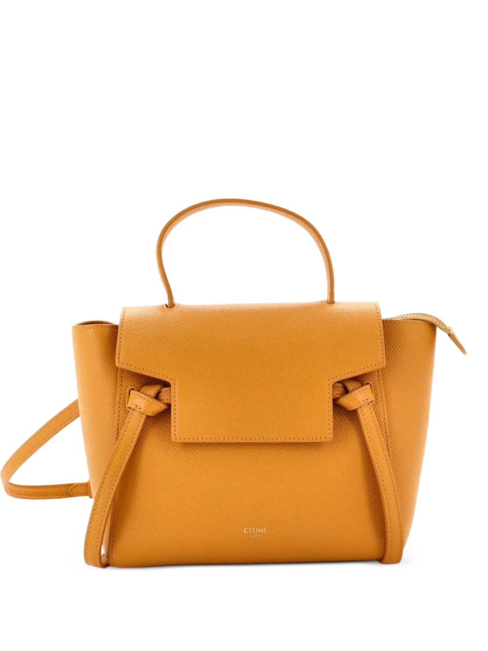 Celine Pre-Owned Belt Bag Textured Leather Nano shoulder bag - Giallo