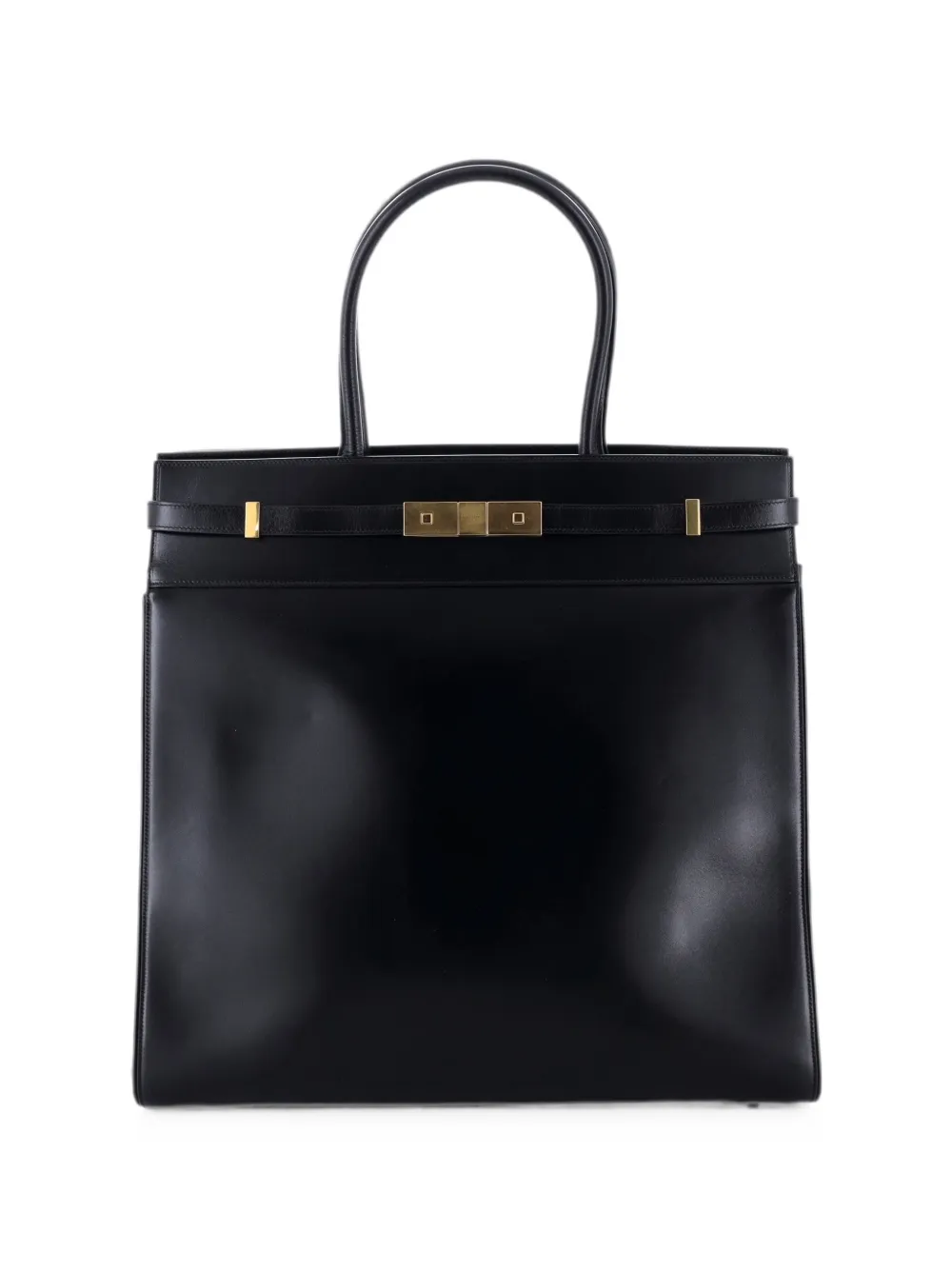 Saint Laurent Pre-Owned Manhattan Leather North South tote bag - Nero