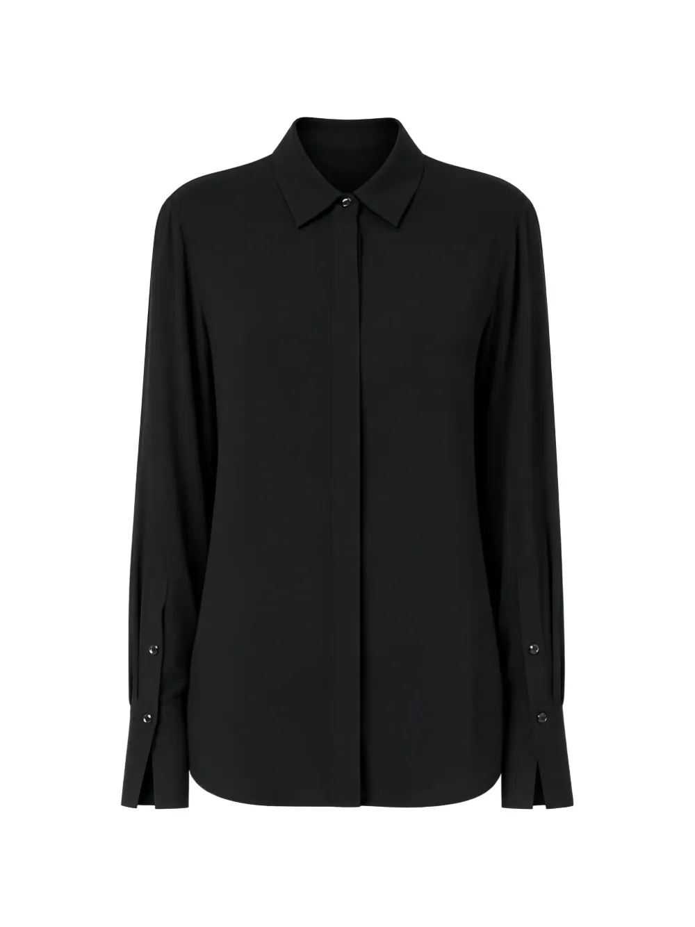 LIU JO crepe de chine shirt - Nero