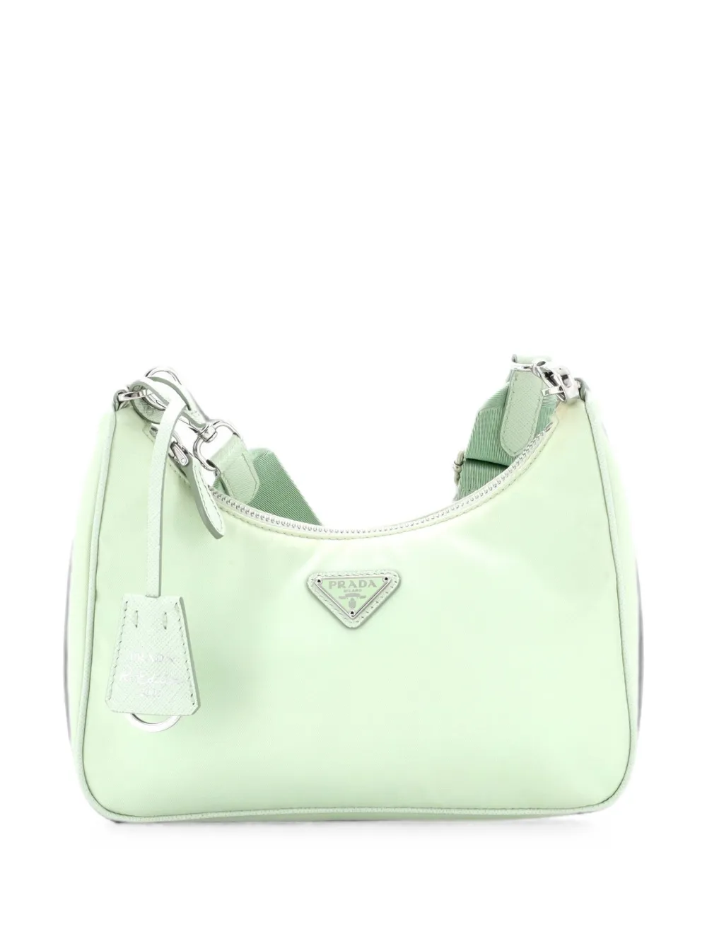 Prada Pre-Owned Re-Edition 2005 Shoulder Bag Tessuto Small crossbody bag - Grün